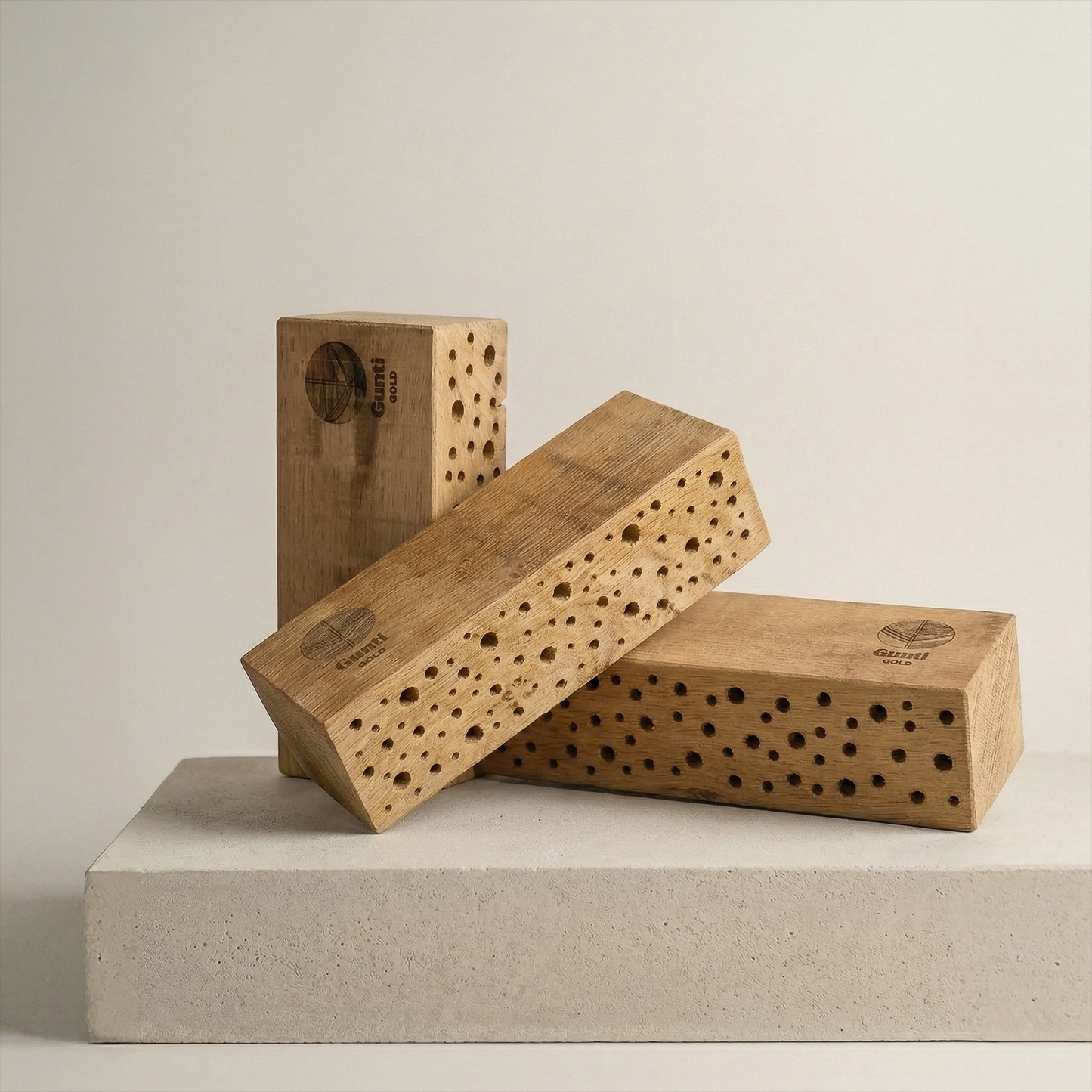 GuntiGold Wildbienenhotel: Handgemacht aus massivem Schweizer Holz