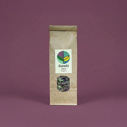 Kräuter von GuntiGold – Oregano Packung vorne
